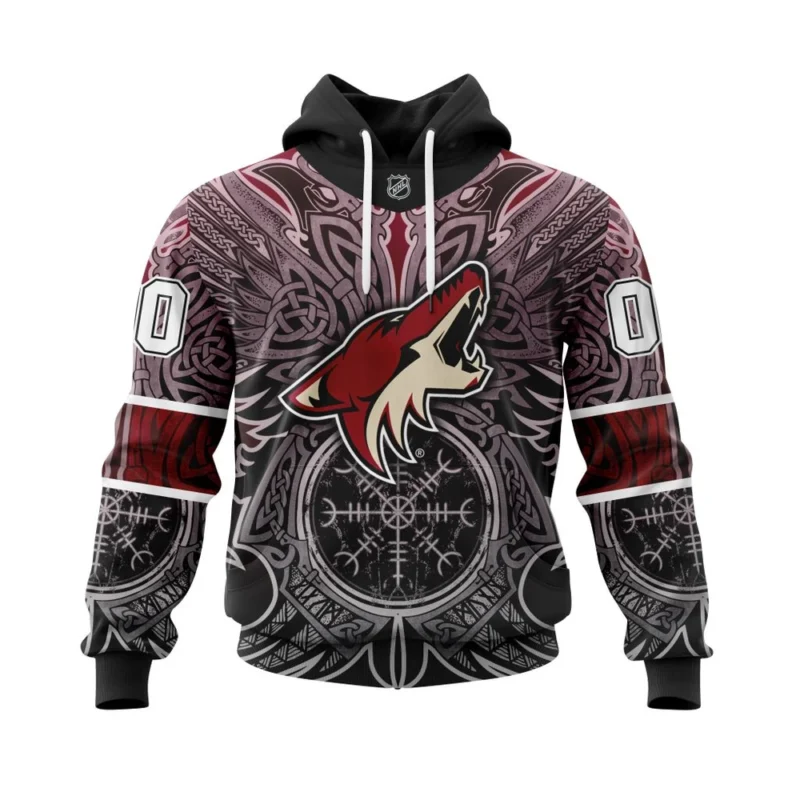 Arizona Coyotes , Specialized Norse Viking Symbols,QTNHL080524A3818