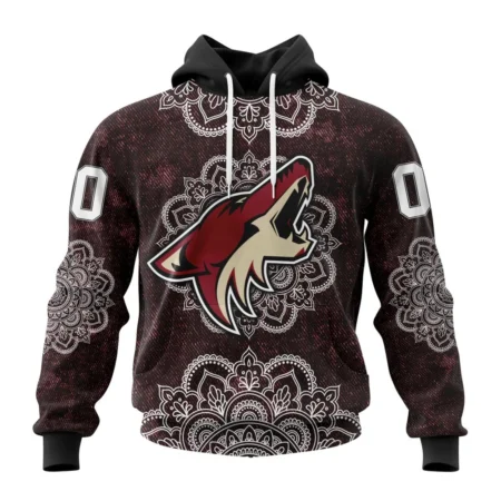 NHL Arizona Coyotes, Specialized Mandala Style,QTNHL080524A4067