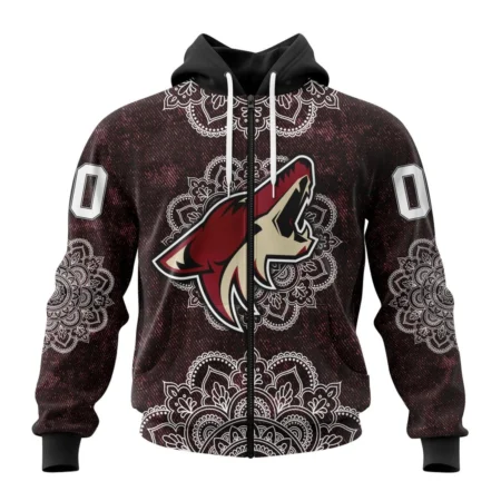 NHL Arizona Coyotes, Specialized Mandala Style,QTNHL 080524B4067