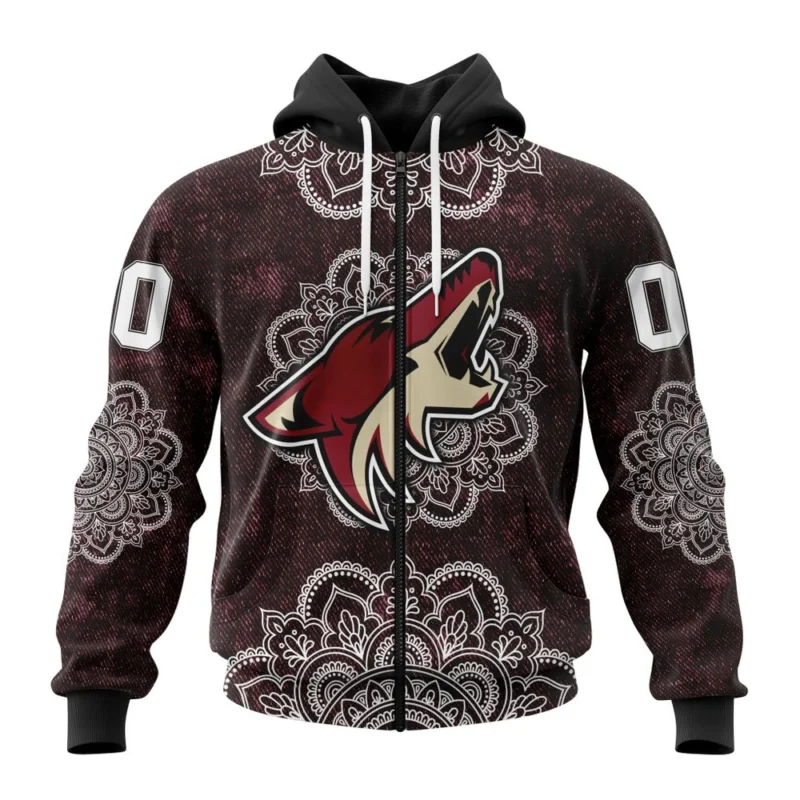 NHL Arizona Coyotes, Specialized Mandala Style,QTNHL 080524B4067