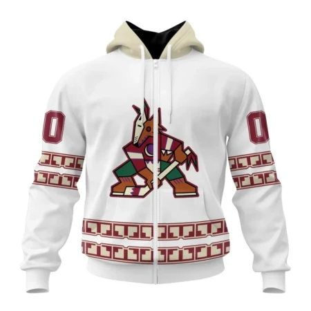 NHL Personalized Name And Number, Arizona Coyotes Special Whiteout Design,QTNHL Personalized Name And Number,080524B582