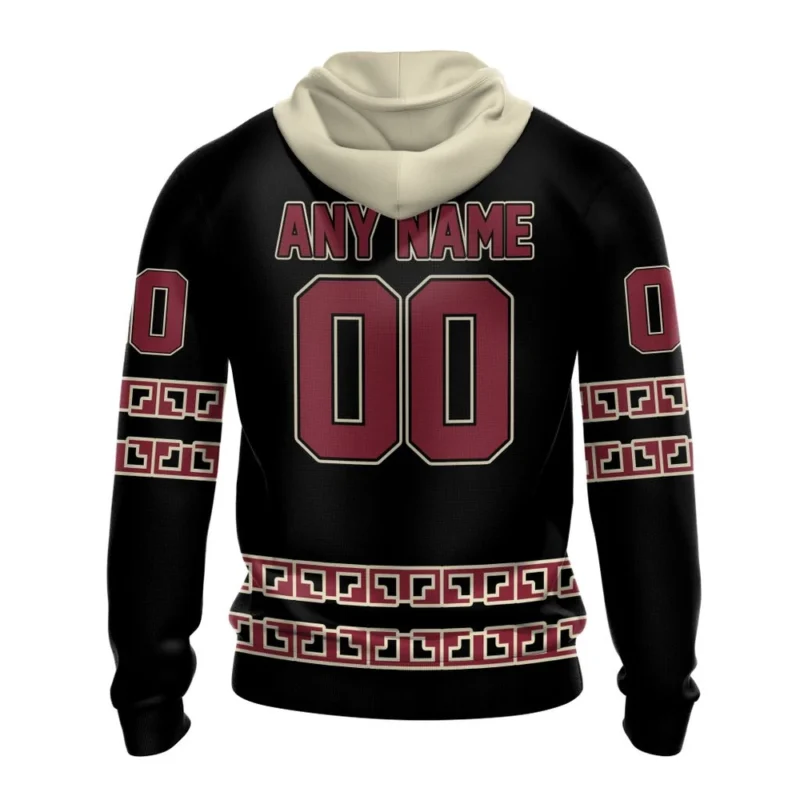 NHL Personalized Name And Number, Arizona Coyotes Special Blackout Design,QTNHL Personalized Name And Number,080524B614