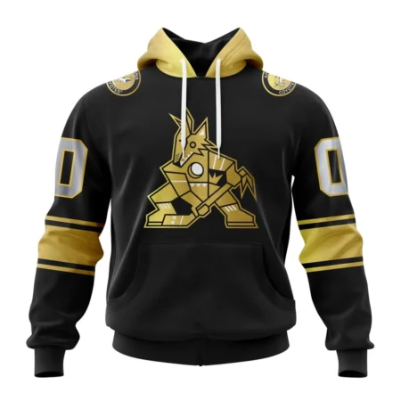 NHL Arizona Coyotes Special Black And Gold Design,QTNHL080524A786