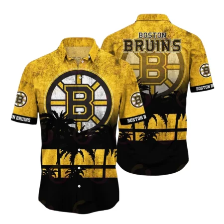 Boston Bruins  Summer Style National Hockey League Hawaiian Shirt All Over Prints QTHW310724A1