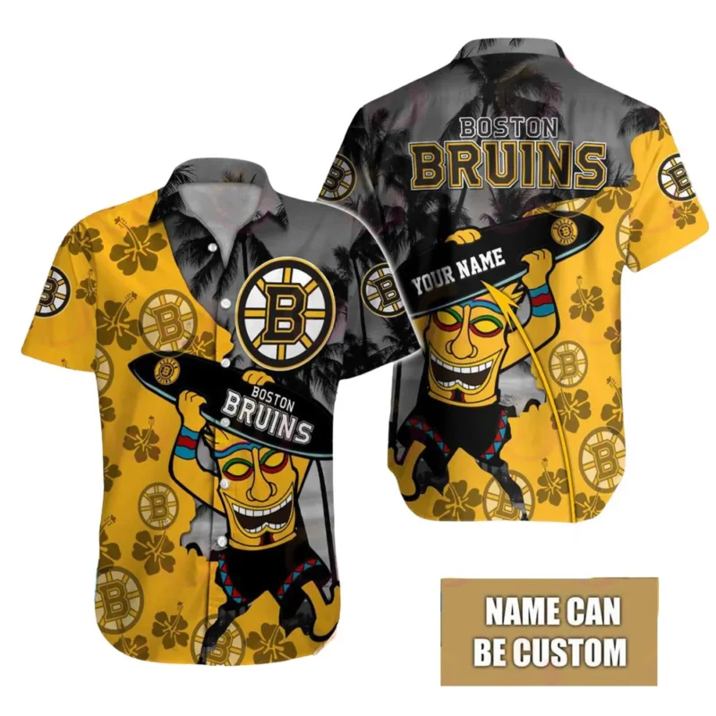 Boston Bruins  Special Native National Hockey League Hawaiian Shirt All Over Prints QTHWV310724A2