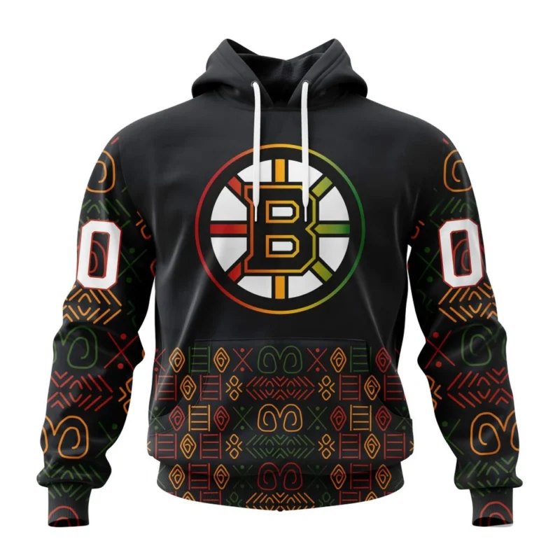 NHL Boston Bruins Special Design For Black History Month,QTNHL080524A1072