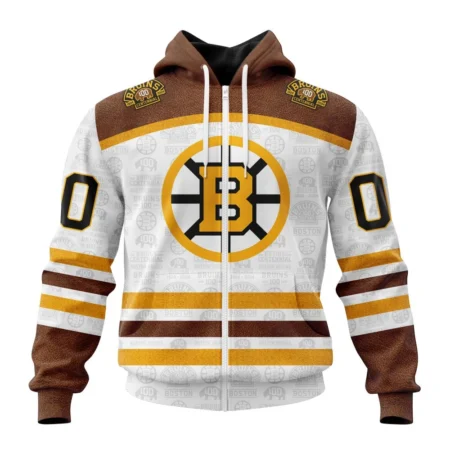 NHL Personalized Name And Number, Boston Bruins Centennial Season Design 100Th Anniversary,QTNHL Personalized Name And Number,080524B110