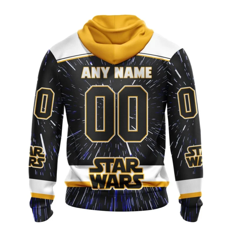 NHL Personalized Name And Number, Boston Bruins Special Star Wars Design,QTNHL Personalized Name And Number,080524B1134