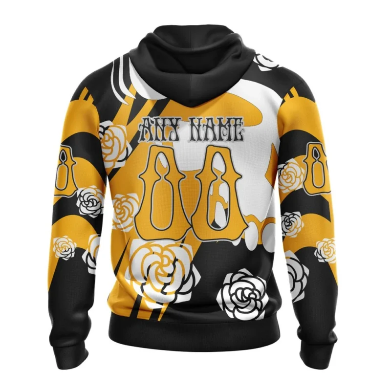 NHL Personalized Name And Number, Boston Bruins Special Grateful Dead Design,QTNHL Personalized Name And Number,080524B1290