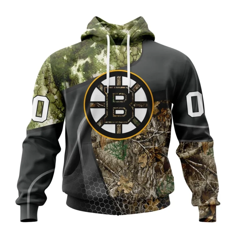 NHL Boston Bruins Special Hunting Camo Design,QTNHL080524A1325