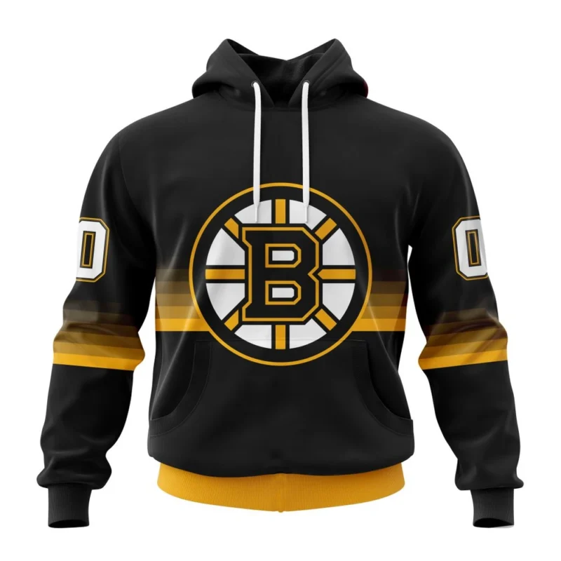 NHL Boston Bruins Special Black And Gradient Design,QTNHL080524A1421