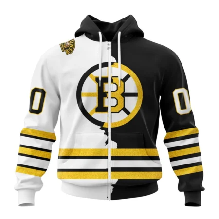 NHL Personalized Name And Number, Boston Bruins Personalize  Home Mix Away Kits,QTNHL Personalized Name And Number,080524B1522