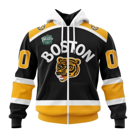 NHL Personalized Name And Number, Boston Bruins Winter Classic  Concept,QTNHL Personalized Name And Number,080524B16