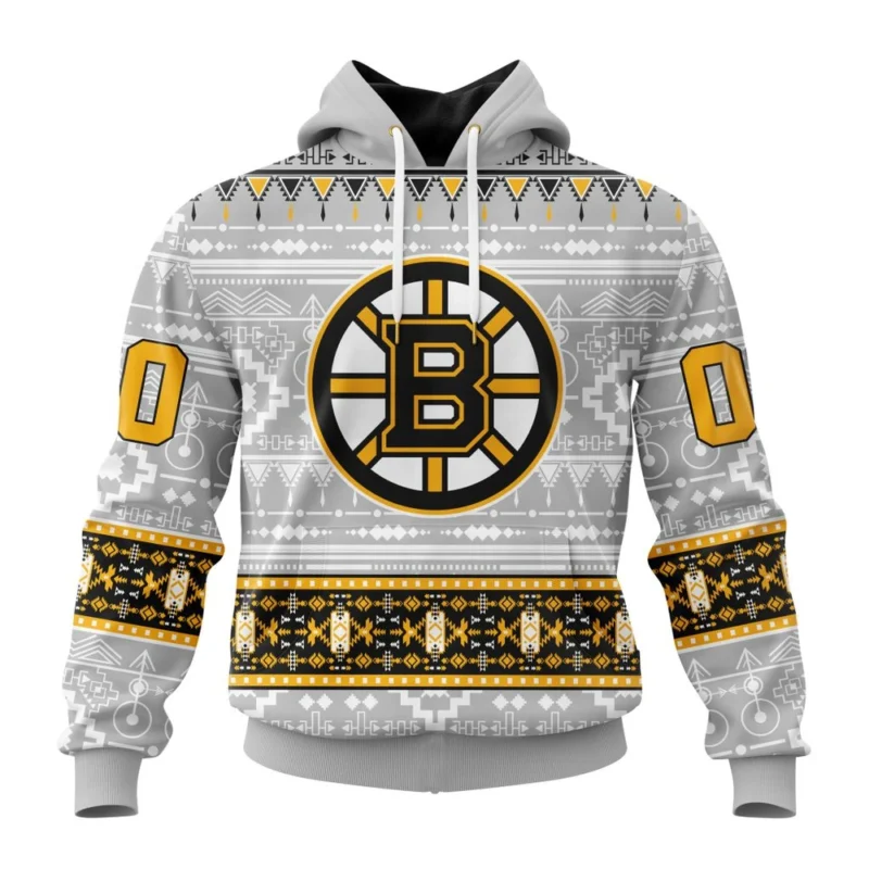 NHL Boston Bruins Special Native Design,QTNHL080524A2070