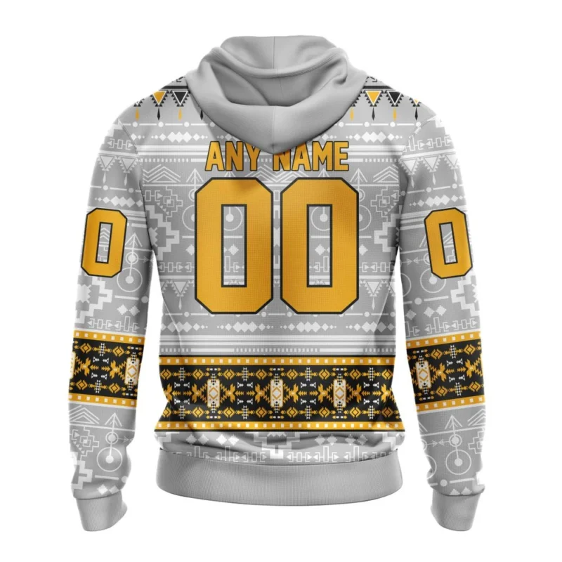 NHL Personalized Name And Number, Boston Bruins Special Native Design,QTNHL Personalized Name And Number,080524B2070