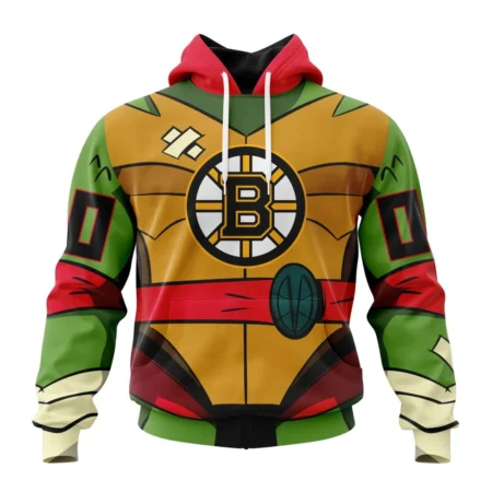 NHL Boston Bruins Special Teenage Mutant Ninja Turtles Design,QTNHL080524A2283