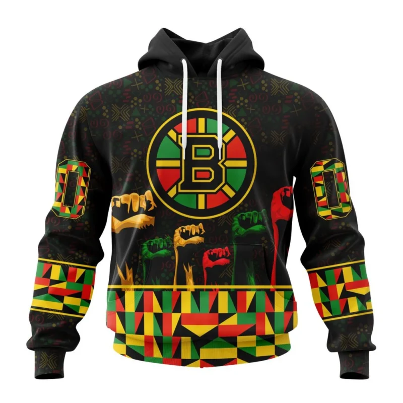 NHL Boston Bruins Special Design Celebrate Black History Month,QTNHL080524A2401