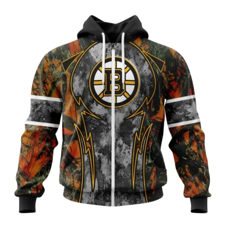 NHL Boston Bruins Specialized Design Wih Camo Concepts For Hungting In Forest,QTNHL 080524B3662