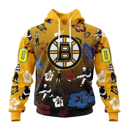 NHL Boston Bruins X Hawaii Specialized Design For Hawaiia ,QTNHL080524A3801