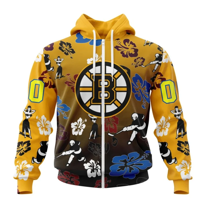 NHL Boston Bruins X Hawaii Specialized Design For Hawaiia ,QTNHL 080524B3801