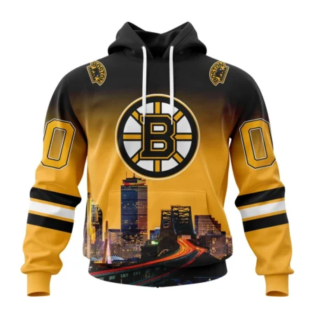 NHL Boston Bruins Special Design With Cityscape,QTNHL080524A4089