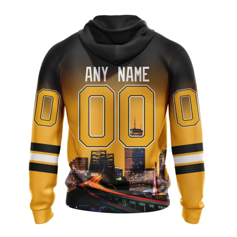 NHL Boston Bruins Special Design With Cityscape,QTNHL 080524B4089