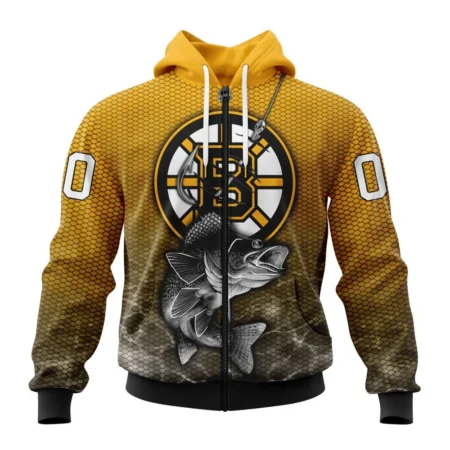 NHL Personalized Name And Number, Boston Bruins, Specialized Fishing Style,QTNHL Personalized Name And Number,080524B428