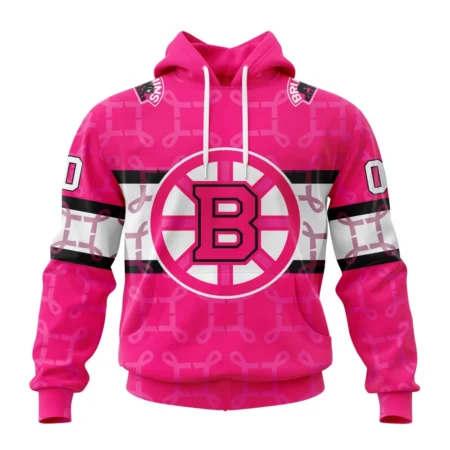 NHL Boston Bruins Specialized Design I Pink I Can, In October We Wear Pink Breast Cancer,QTNHL080524A43