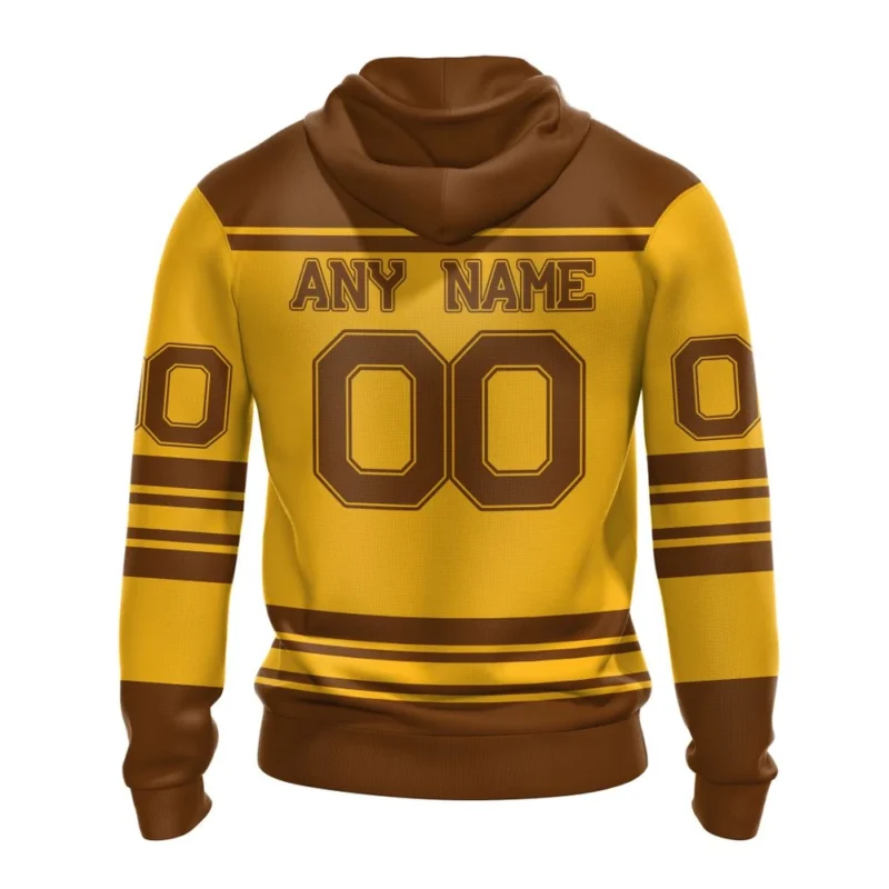 NHL Personalized Name And Number, Boston Bruins Special Two-Tone Design,QTNHL Personalized Name And Number,080524B470