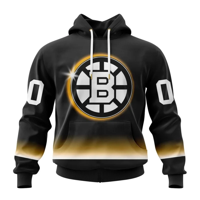 NHL Boston Bruins Special Eclipse Design,QTNHL080524A644