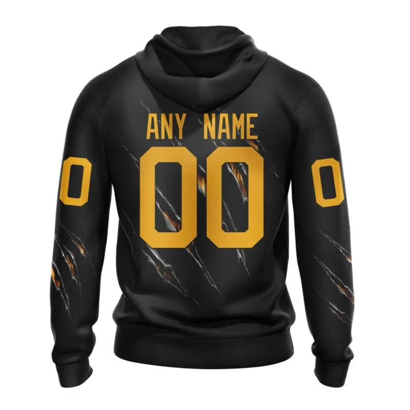 NHL Personalized Name And Number, Boston Bruins Fear The Bear Special Design,QTNHL Personalized Name And Number,080524B99