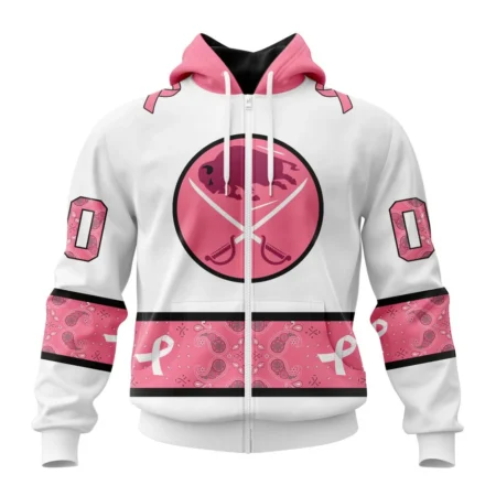 NHL Personalized Name And Number, Buffalo Sabres In Classic Style With Paisley, In October We Wear Pink Breast Cancer,QTNHL Personalized Name And Number,080524B1683