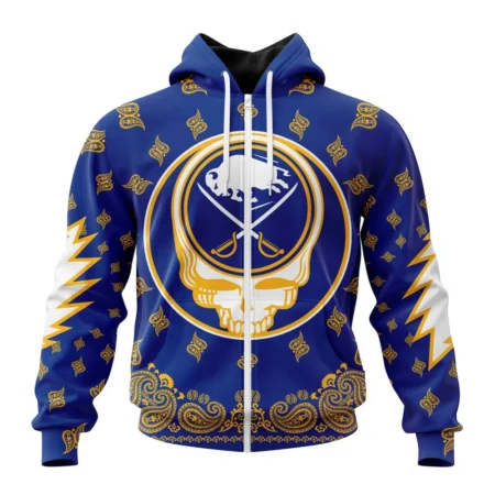 NHL Personalized Name And Number, Buffalo Sabres Special Grateful Dead Design,QTNHL Personalized Name And Number,080524B1920