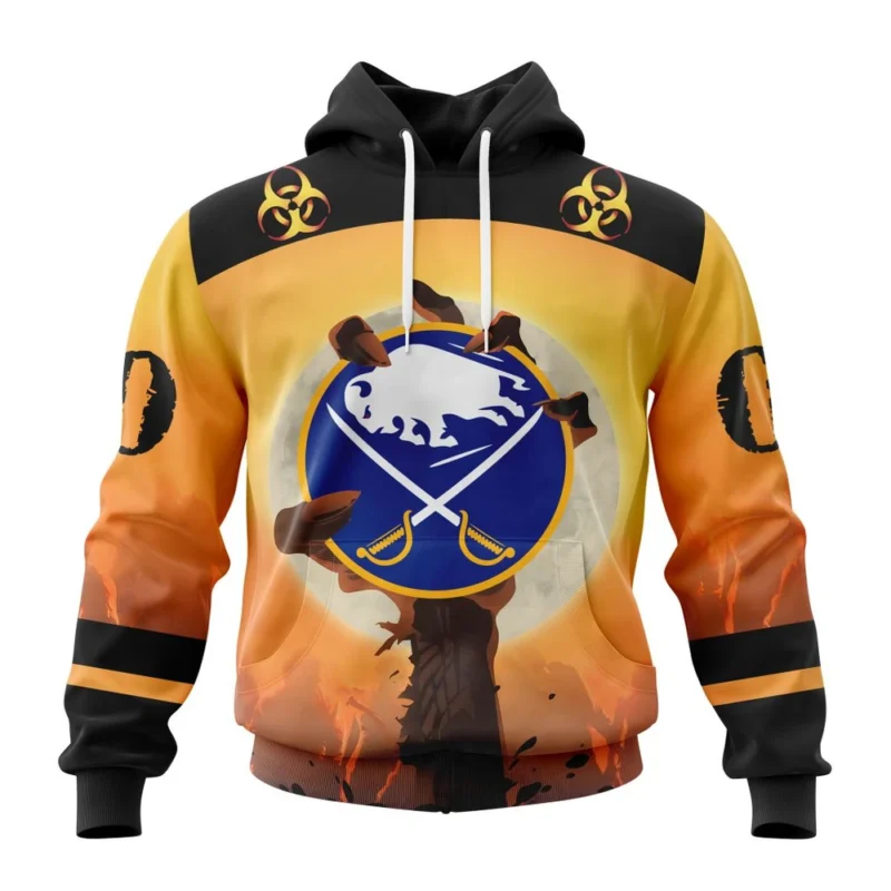 NHL Buffalo Sabres Special Zombie Design For Halloween,QTNHL080524A1950