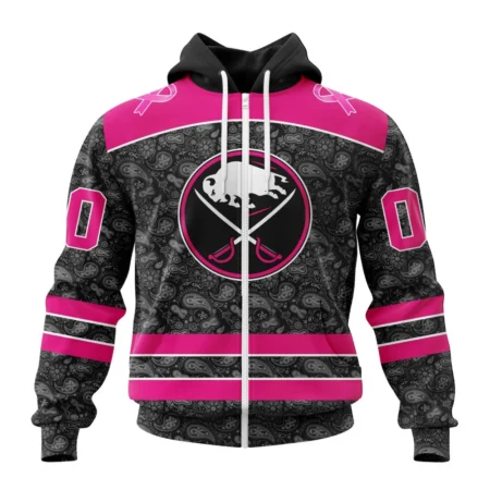 NHL Personalized Name And Number, Buffalo Sabres Special Pink In The Rink Fight Breast Cancer,QTNHL Personalized Name And Number,080524B2093