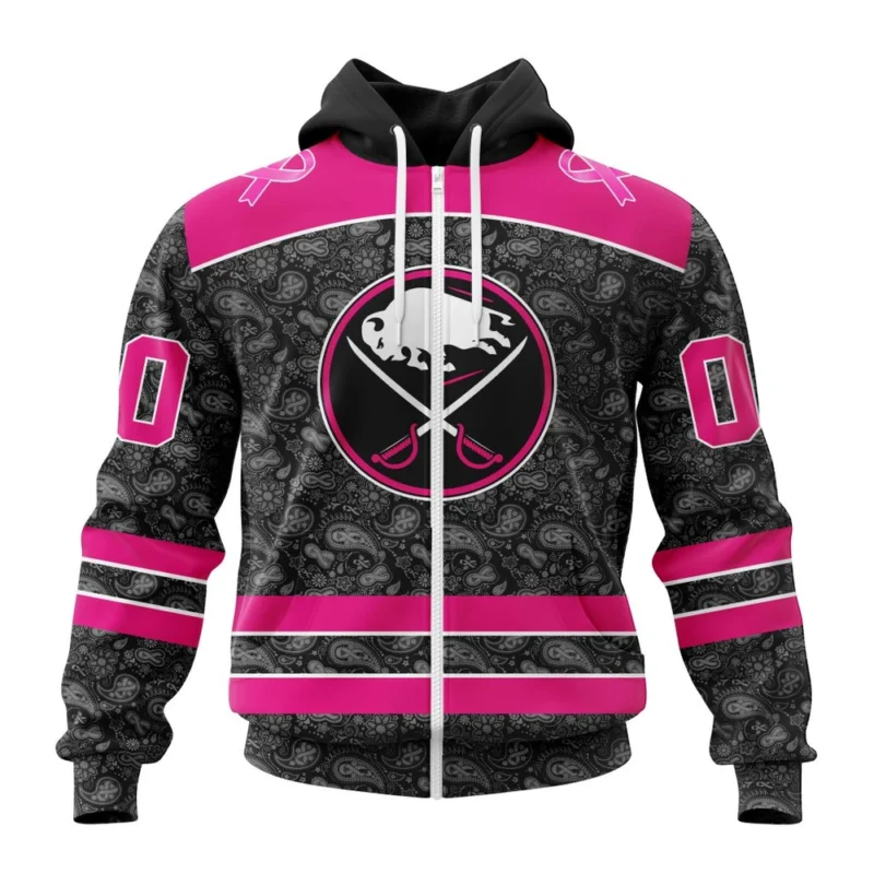 NHL Personalized Name And Number, Buffalo Sabres Special Pink In The Rink Fight Breast Cancer,QTNHL Personalized Name And Number,080524B2093