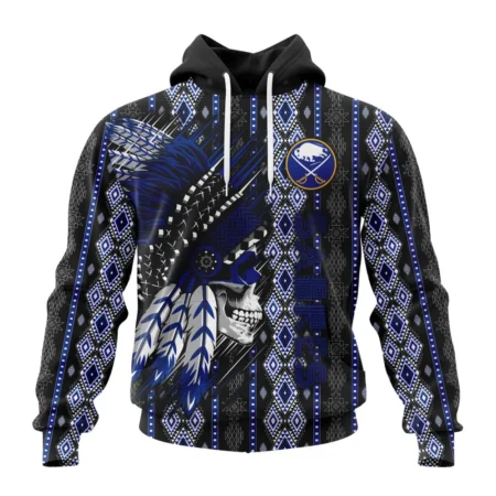 NHL Buffalo Sabres Special Skull Native Design,QTNHL080524A2125