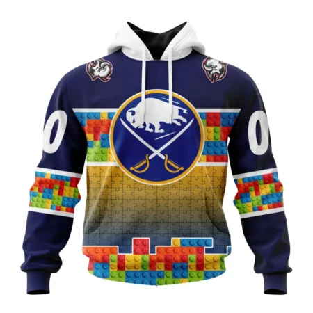 NHL Buffalo Sabres Special Autism Awareness Design ,QTNHL080524A2250