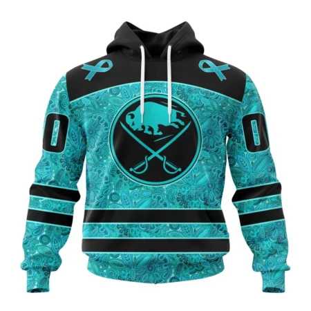 NHL Buffalo Sabres Special Design Fight Ovarian Cancer,QTNHL080524A2431