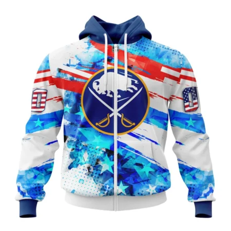 Buffalo Sabres, Special Concept For Independence Day,QTNHL Personalized Name And Number,080524B253