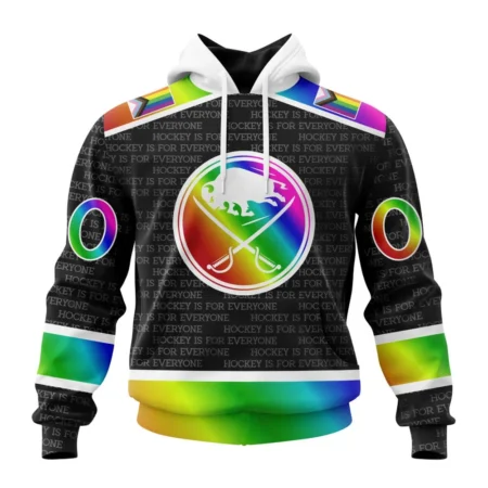 NHL Buffalo Sabres Special Pride Design Hockey Is For Everyone,QTNHL080524A2722