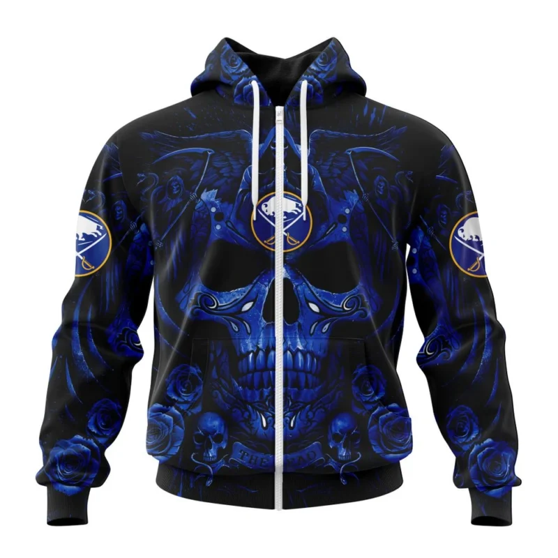 NHL Buffalo Sabres Special Design With Skull Art,QTNHL 080524B3134