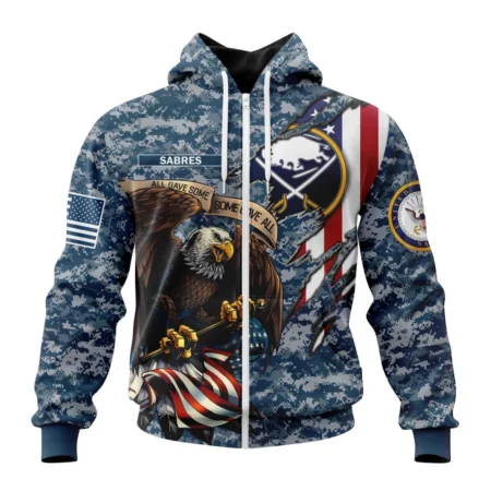 NHL Buffalo Sabres Honor Us Navy Veterans,QTNHL 080524B3161