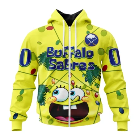 Buffalo Sabres, Specialized Jersey With Spongebob ,QTNHL 080524B3275