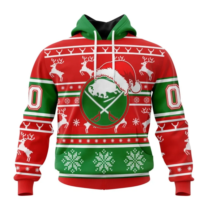 NHL Buffalo Sabres, Specialized Unisex Christmas Is Coming ,QTNHL080524A330