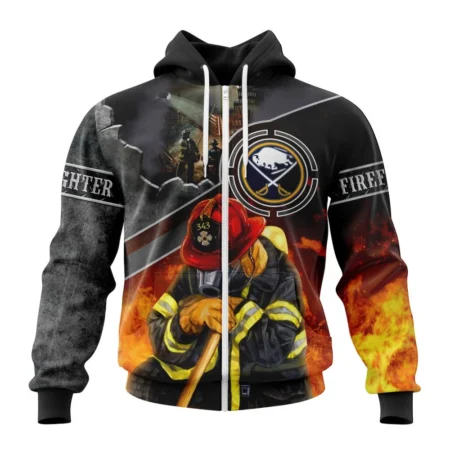 NHL Buffalo Sabres, Specialized Kits To Honor Firefighter In Patriot Day We Will Never Forget,QTNHL 080524B3736