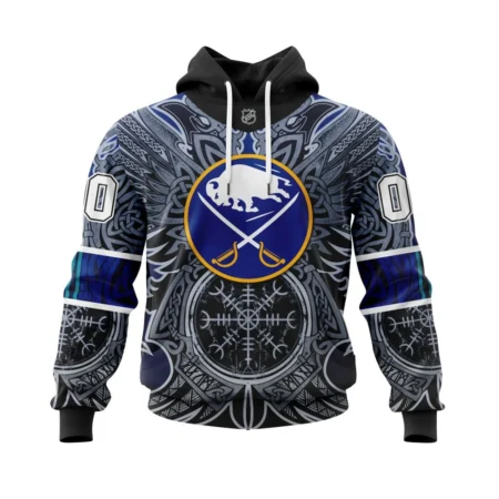 Buffalo Sabres , Specialized Norse Viking Symbols,QTNHL080524A3918