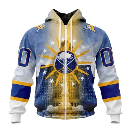 NHL Buffalo Sabres Special Design With Buffalo City Hall,QTNHL 080524B4086