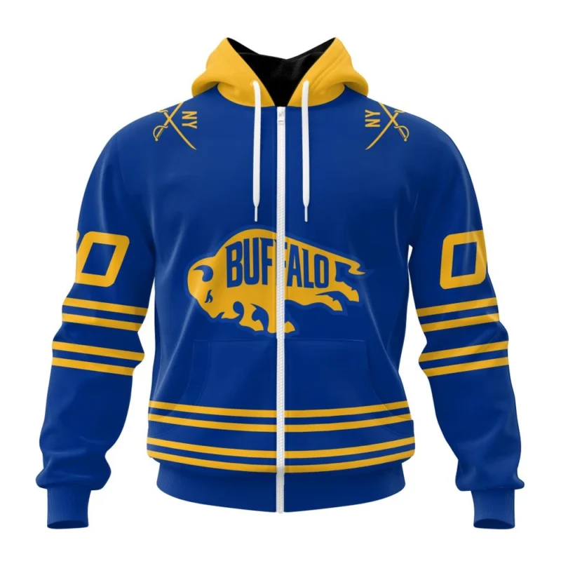 NHL Personalized Name And Number, Buffalo Sabres Special Two-Tone Design,QTNHL Personalized Name And Number,080524B469