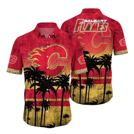 Calgary Flames  Summer Style National Hockey League Hawaiian Shirt All Over Prints QTHW310724A9